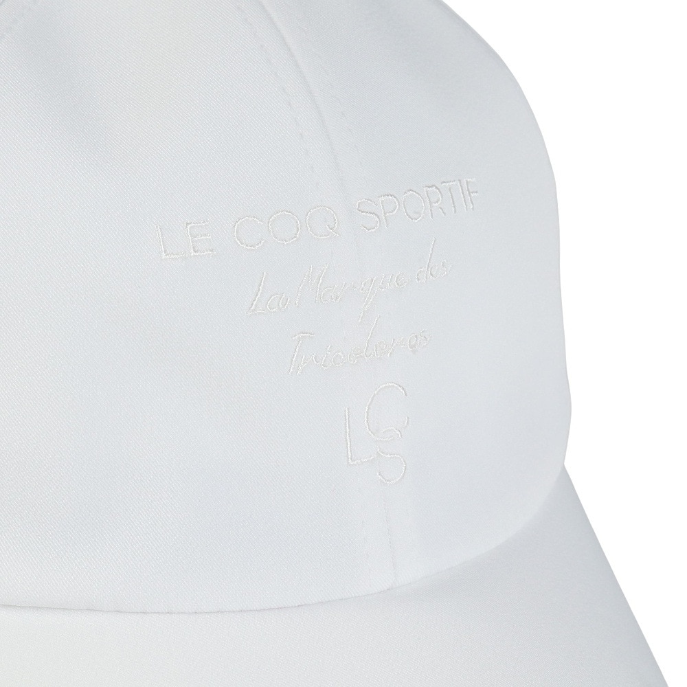 ルコックスポルティフ（lecoqsportif）（レディース）ゴルフ 吸汗速乾 抗菌防臭 ハートモチーフ キャップ LG4FCP03L WH00