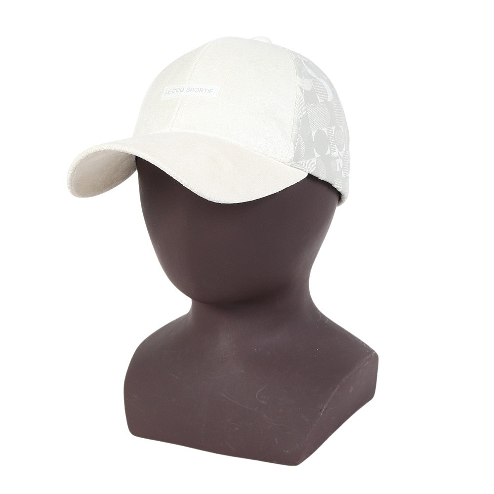 ルコックスポルティフ（lecoqsportif）（レディース）ゴルフ 保温 ヒートナビエンボスキャップ LG4FCP06L WH00