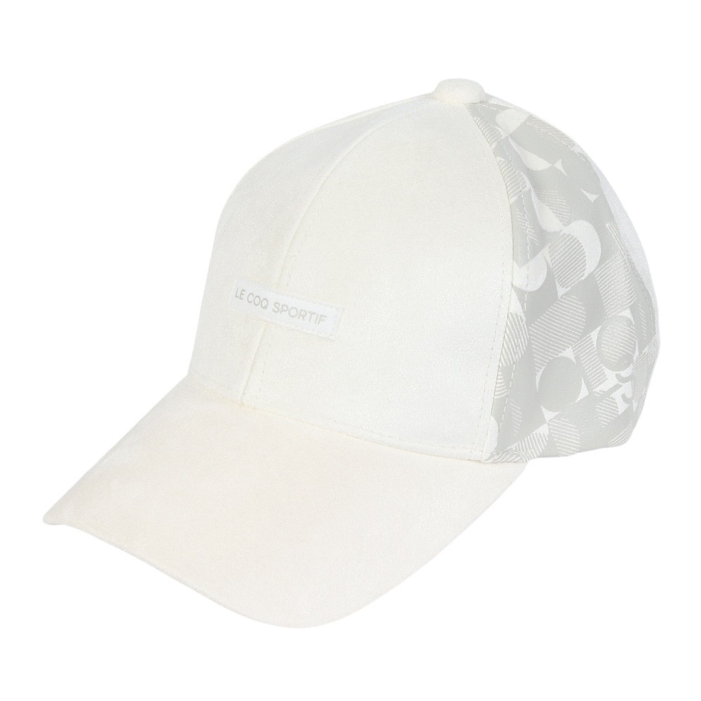 ルコックスポルティフ（lecoqsportif）（レディース）ゴルフ 保温 ヒートナビエンボスキャップ LG4FCP06L WH00