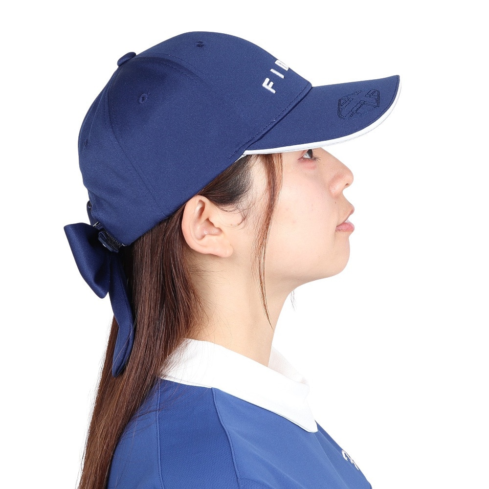 フィドラ（FIDRA）（レディース）ゴルフ 吸湿速乾 接触冷感 リボンキャップ FD5TWA10 NVY