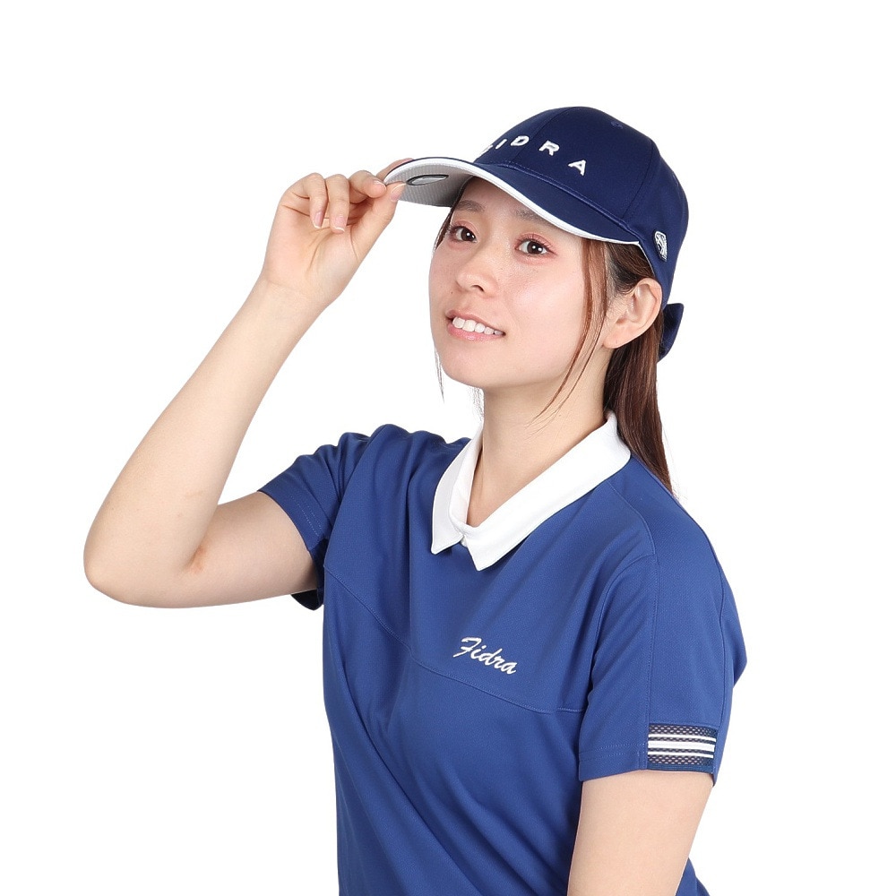 フィドラ（FIDRA）（レディース）ゴルフ 吸湿速乾 接触冷感 リボンキャップ FD5TWA10 NVY