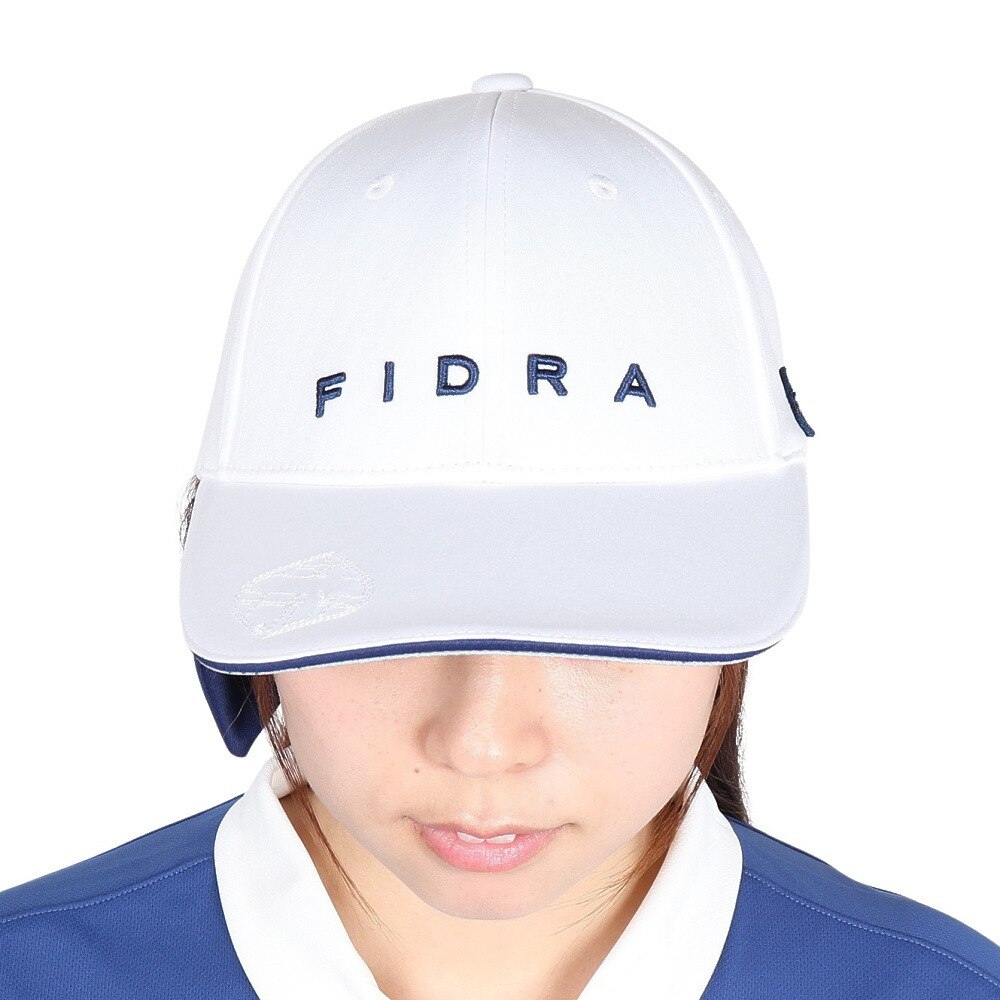 フィドラ（FIDRA）（レディース）ゴルフ 吸湿速乾 接触冷感 リボンキャップ FD5TWA10 WHT