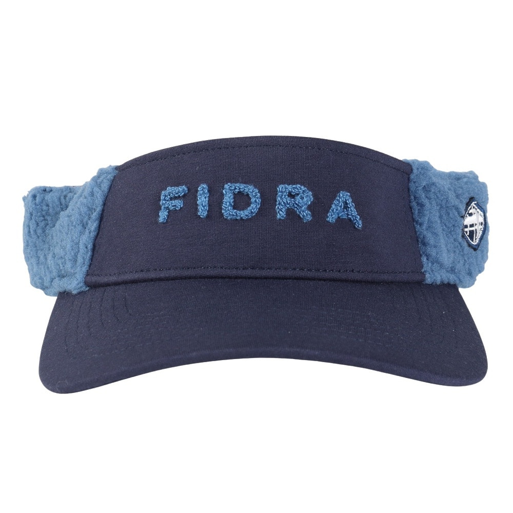 フィドラ（FIDRA）（レディース）ゴルフ 吸汗速乾 キャップ スウェット シープボア サンバイザー FD5QWD12 NVY