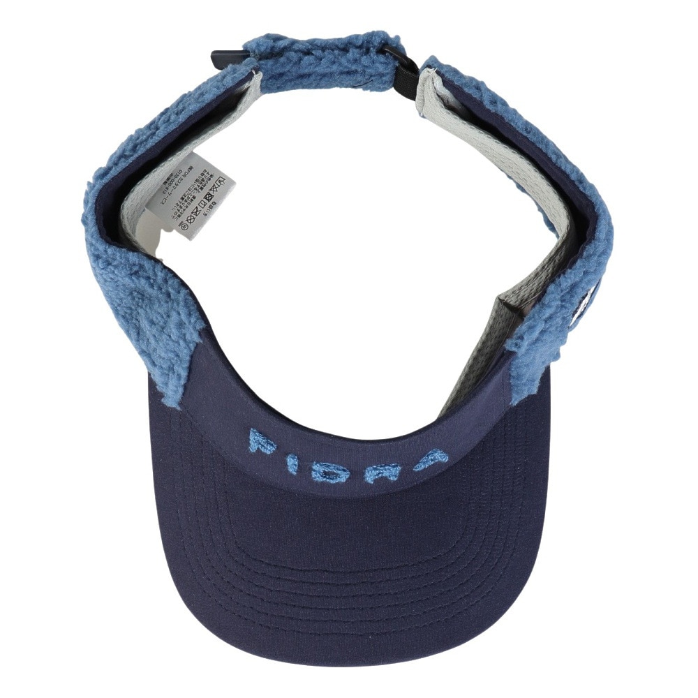 フィドラ（FIDRA）（レディース）ゴルフ 吸汗速乾 キャップ スウェット シープボア サンバイザー FD5QWD12 NVY