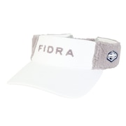 (レディース)ゴルフ 吸汗速乾 キャップ スウェット シープボア サンバイザー FD5QWD12 WHT