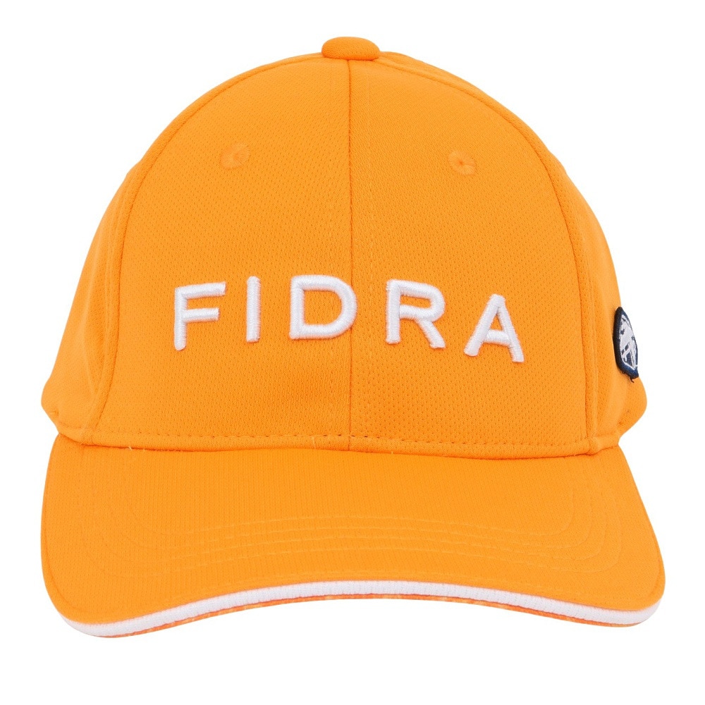 フィドラ（FIDRA）（レディース）ゴルフ 吸汗速乾 接触冷感 ピンメッシュキャップ FD5PWA10 ORG