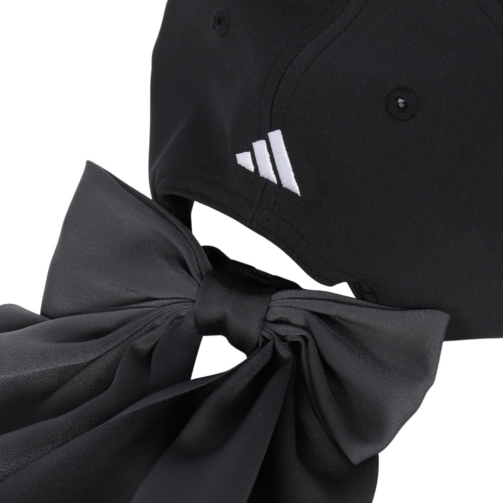 アディダス（adidas）（レディース）ゴルフ 撥水 リボンキャップ KUH34-JH1086BLK