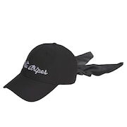 (レディース)ゴルフ 撥水 リボンキャップ KUH34-JH1086BLK