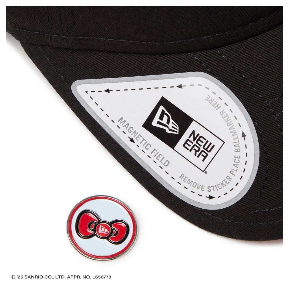 ニューエラ（NEW ERA）（レディース）ゴルフ 9TWENTY On Par ハローキティ キャップ ブラック 14432179