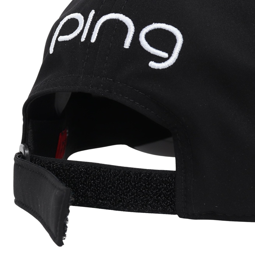 ピン（PING）（レディース）ゴルフ 撥水 ツアーキャップ HW-L2501 BK 38218