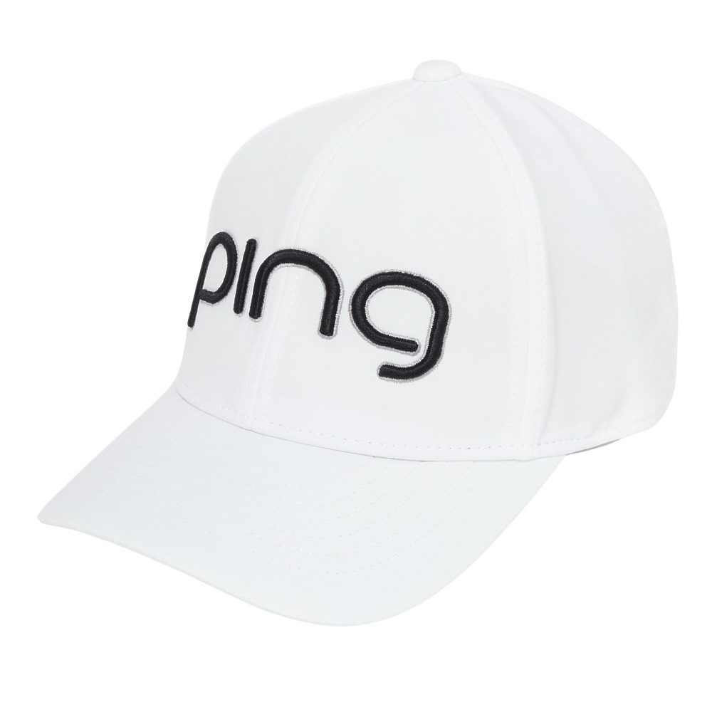 ピン（PING）（レディース）ゴルフ 撥水 ツアーキャップ HW-L2501 WH 38218