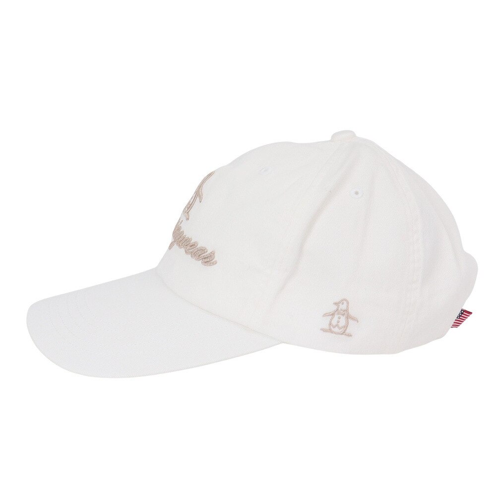 マンシングウエア（MUNSING WEAR）（レディース）ゴルフ ペンギン刺しゅう ベースボールキャップ MG5SCP01L WH00