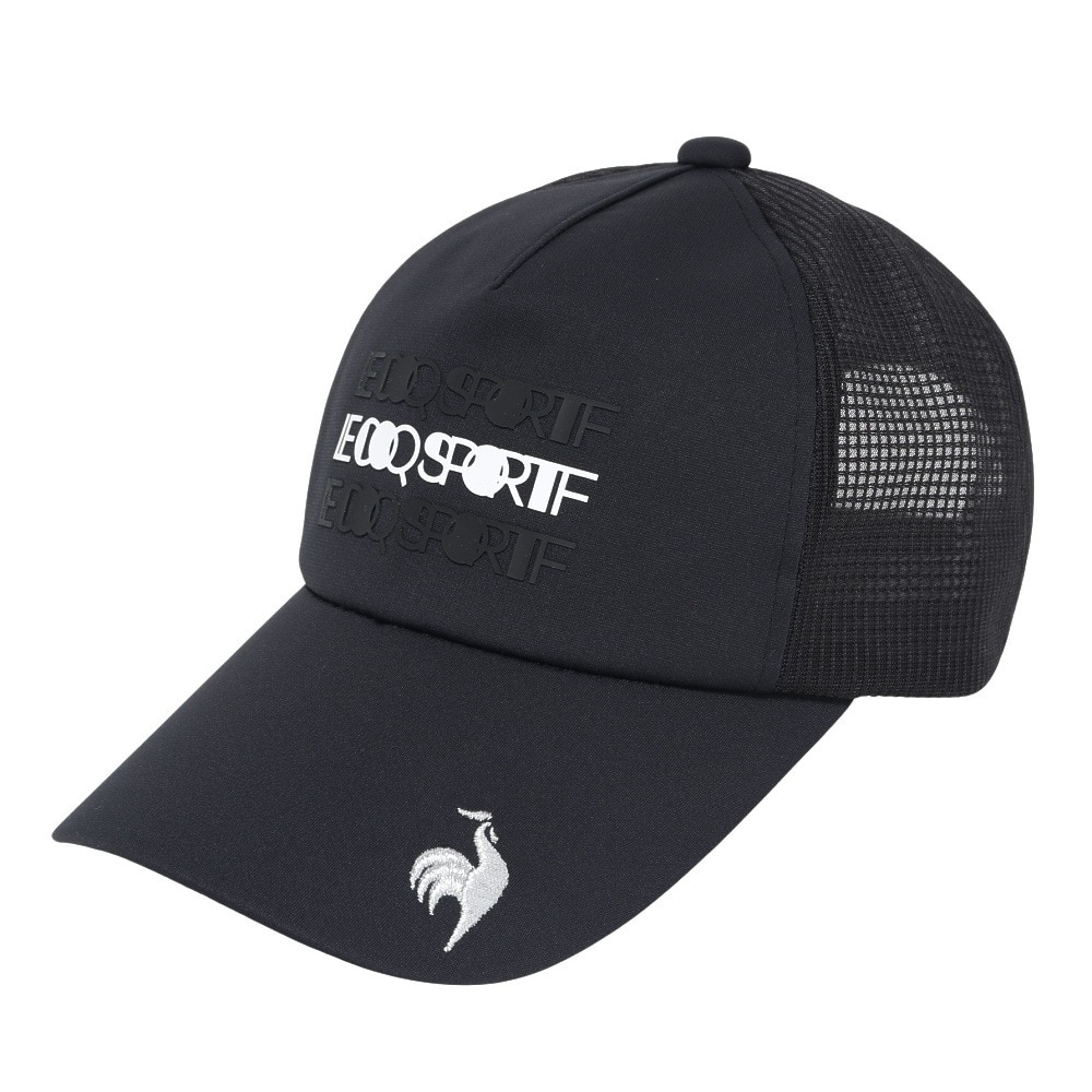 ルコックスポルティフ（lecoqsportif）（レディース）ゴルフ シーズンモチーフ柄キャップ LG5SCP03L BK00