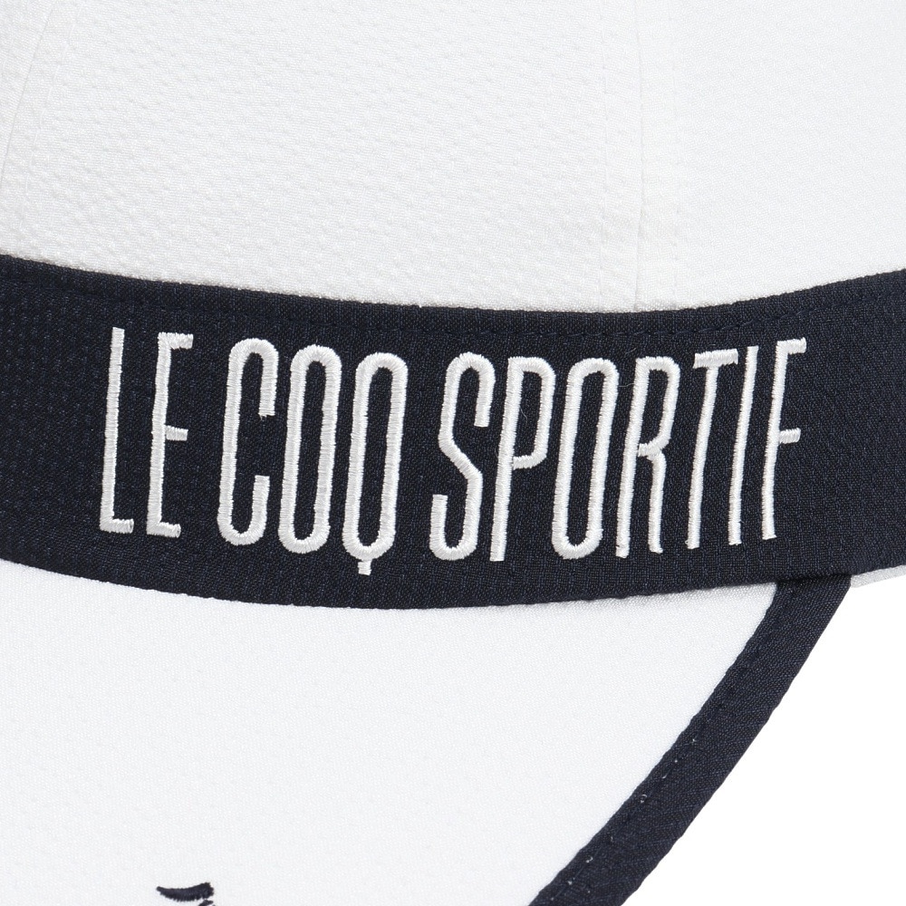 ルコックスポルティフ（lecoqsportif）（レディース）ゴルフ まぶガード キャップ LG5SCP04L WH00