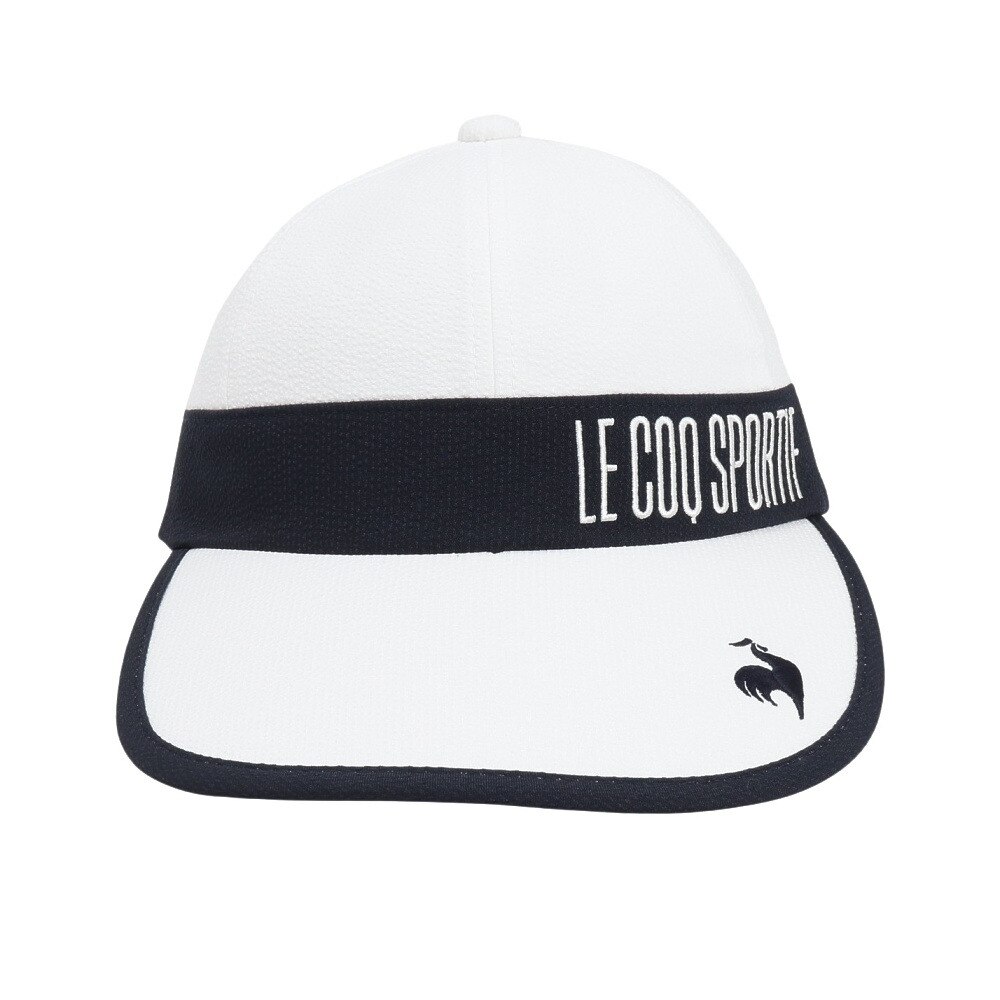 ルコックスポルティフ（lecoqsportif）（レディース）ゴルフ まぶガード キャップ LG5SCP04L WH00