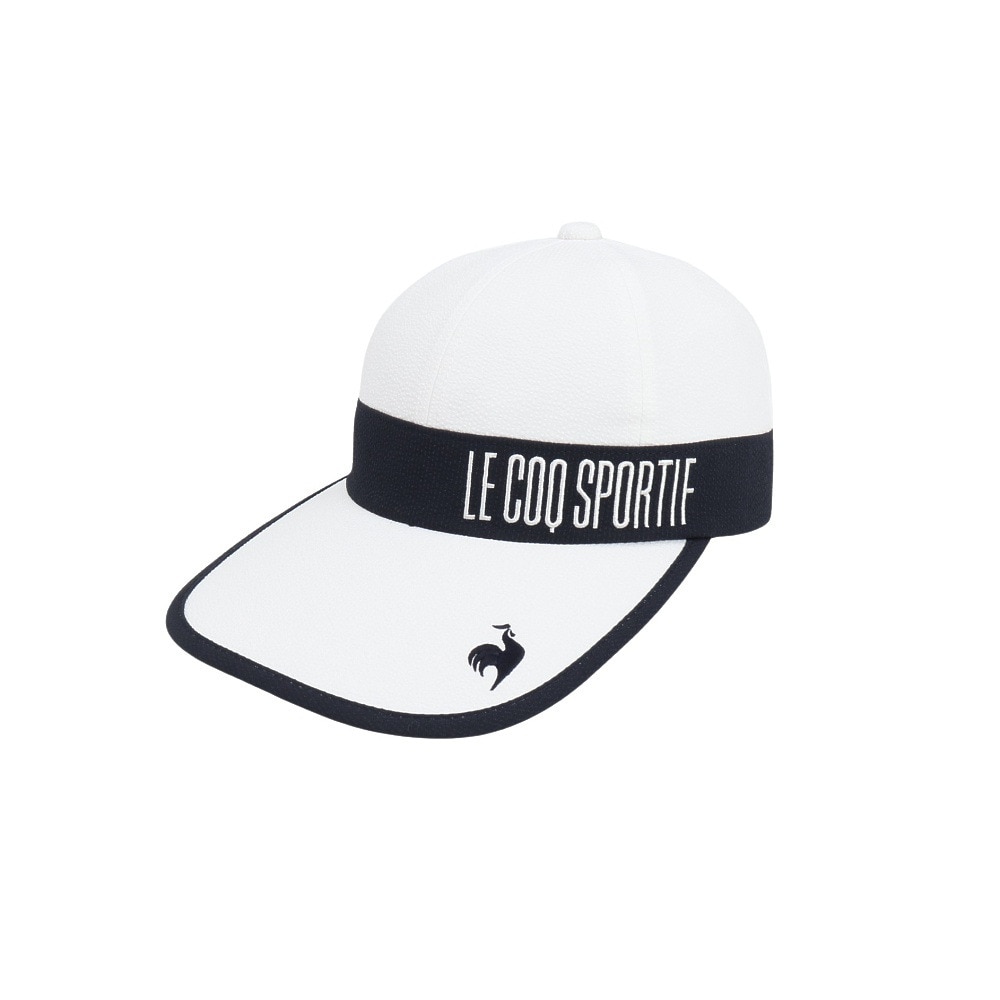 ルコックスポルティフ（lecoqsportif）（レディース）ゴルフ まぶガード キャップ LG5SCP04L WH00