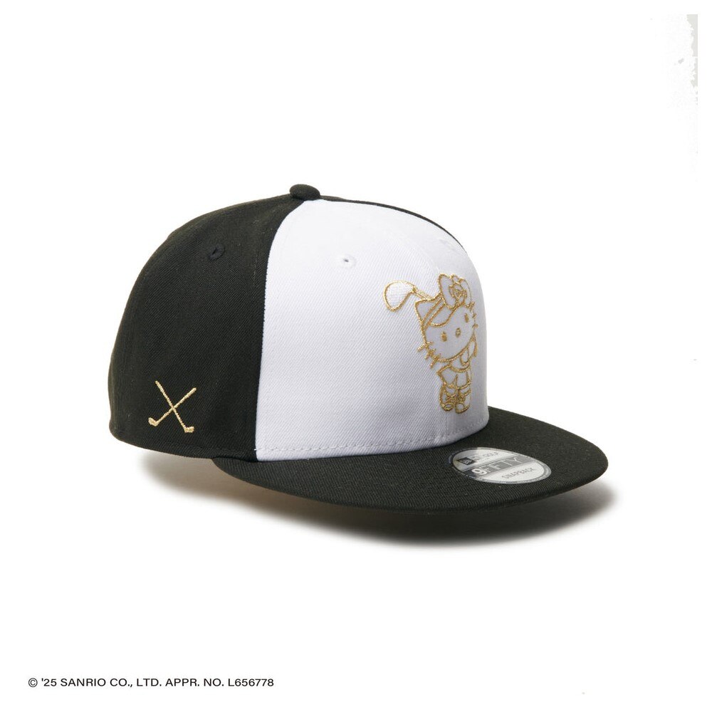 ニューエラ（NEW ERA）（レディース）ゴルフ 9FIFTY ハローキティ キャップ ホワイト ブラック 14432169
