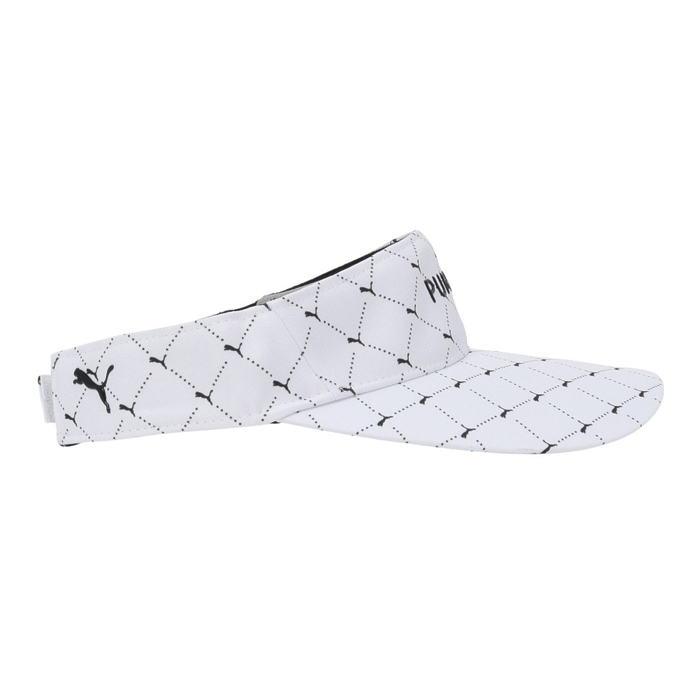 プーマ（PUMA）（レディース）ゴルフ キャット アーガイル AOP バイザー 026704-03