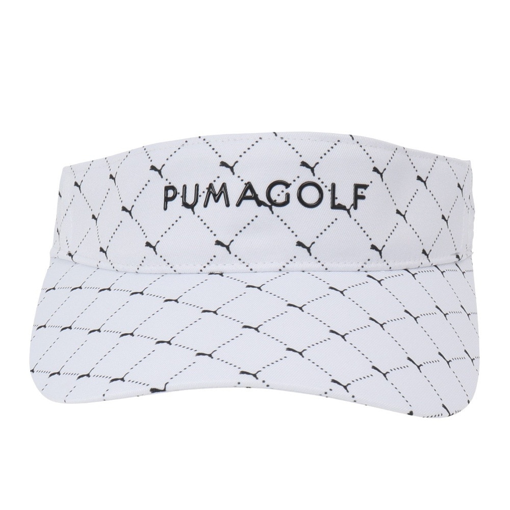 プーマ（PUMA）（レディース）ゴルフ キャット アーガイル AOP バイザー 026704-03