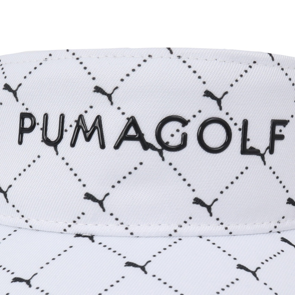 プーマ（PUMA）（レディース）ゴルフ キャット アーガイル AOP バイザー 026704-03