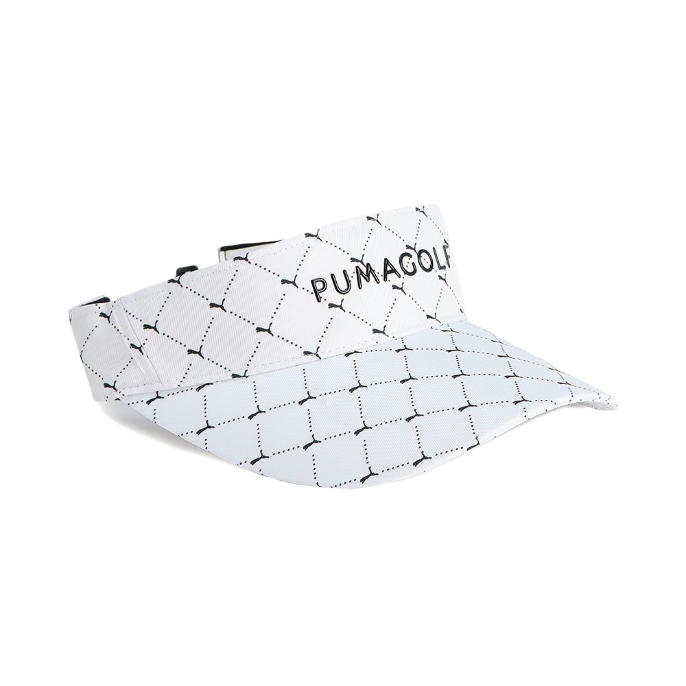 プーマ（PUMA）（レディース）ゴルフ キャット アーガイル AOP バイザー 026704-03