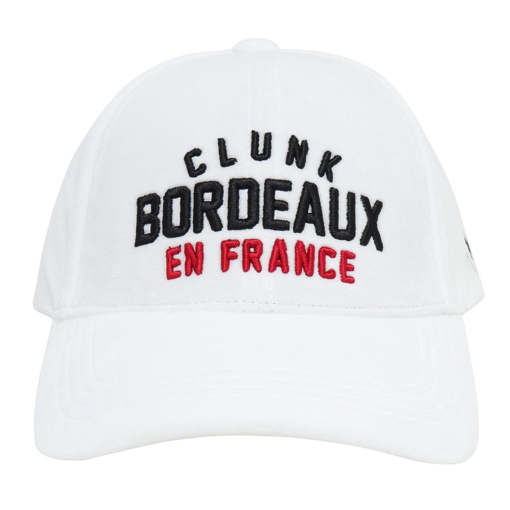 クランク（CLUNK）（レディース）ゴルフ 帽子 ベロアキャップ CL5UWA01 WHT