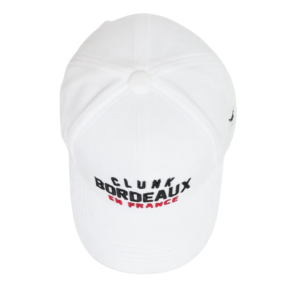 クランク（CLUNK）（レディース）ゴルフ 帽子 ベロアキャップ CL5UWA01 WHT