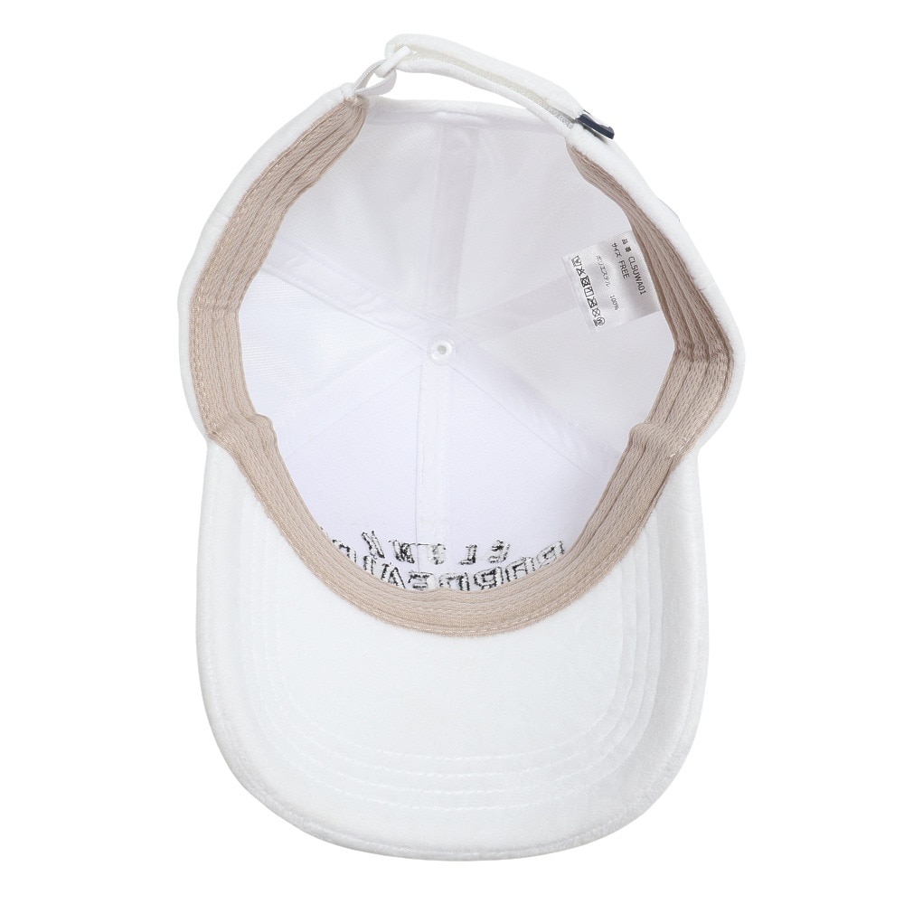 クランク（CLUNK）（レディース）ゴルフ 帽子 ベロアキャップ CL5UWA01 WHT