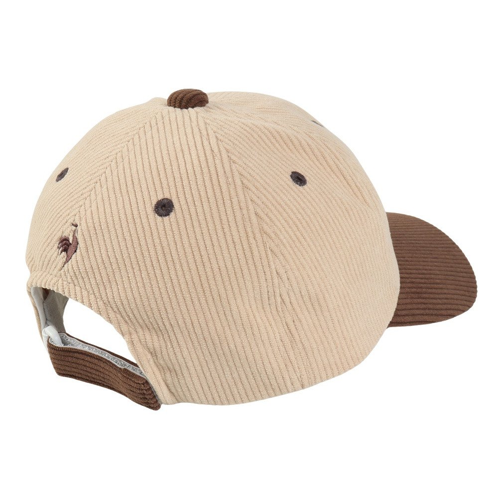 ルコックスポルティフ（lecoqsportif）（レディース）ゴルフ 帽子 コーデュロイキャップ LG5FCP03L BG00