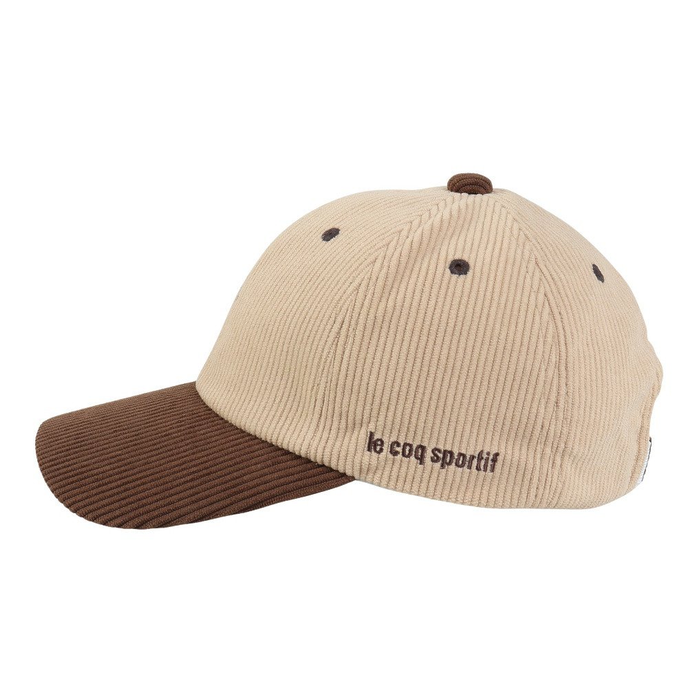 ルコックスポルティフ（lecoqsportif）（レディース）ゴルフ 帽子 コーデュロイキャップ LG5FCP03L BG00