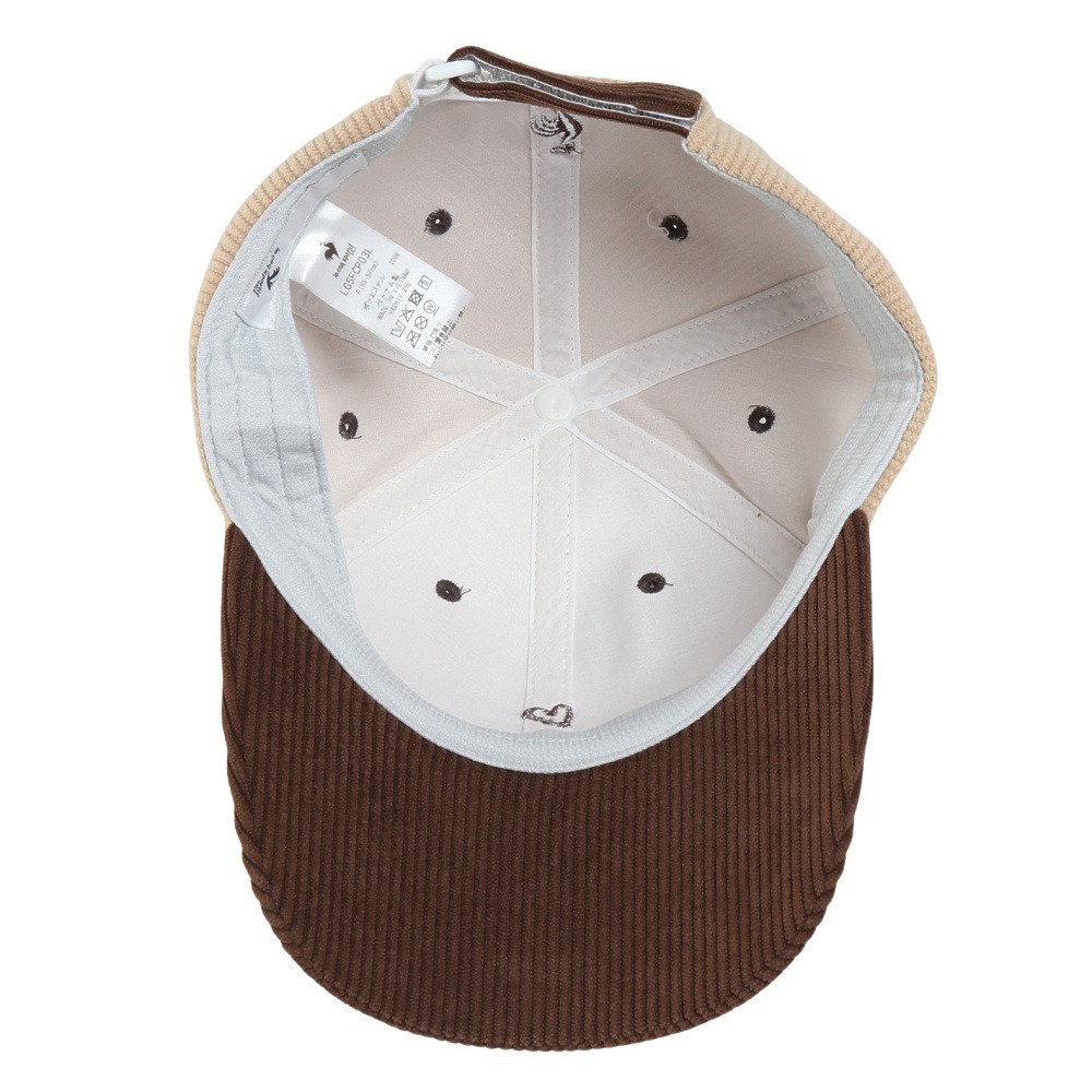 ルコックスポルティフ（lecoqsportif）（レディース）ゴルフ 帽子 コーデュロイキャップ LG5FCP03L BG00