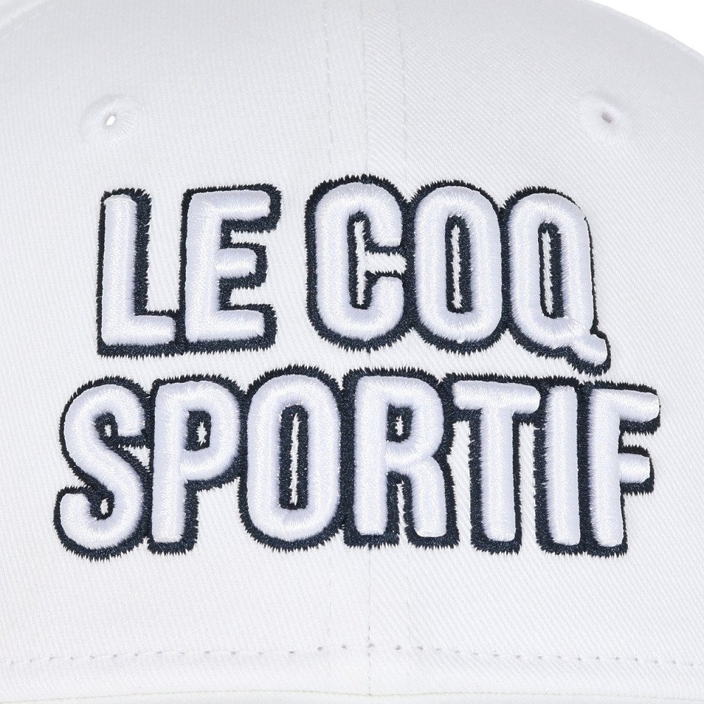 ルコックスポルティフ（lecoqsportif）（レディース）帽子 ゴルフ 定番 ロゴキャップ LG5SCP00L WH01