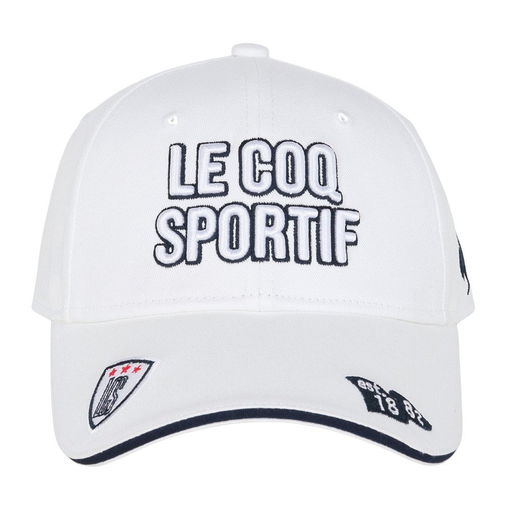 ルコックスポルティフ（lecoqsportif）（レディース）帽子 ゴルフ 定番 ロゴキャップ LG5SCP00L WH01