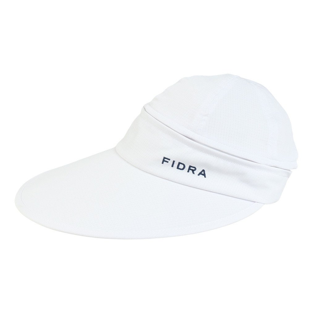 フィドラ（FIDRA）（レディース）ゴルフ 2WAYバイザー つば広キャップ FD5VWA36 WHT