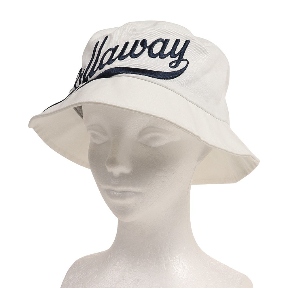 キャロウェイ（CALLAWAY）（レディース）ゴルフ ロゴ刺繍 バケットハット C23191205-1030