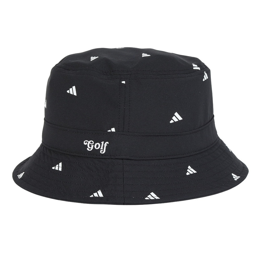 アディダス（adidas）（レディース）ゴルフ BOSプリント バケットハット KOV56-IQ2891BK