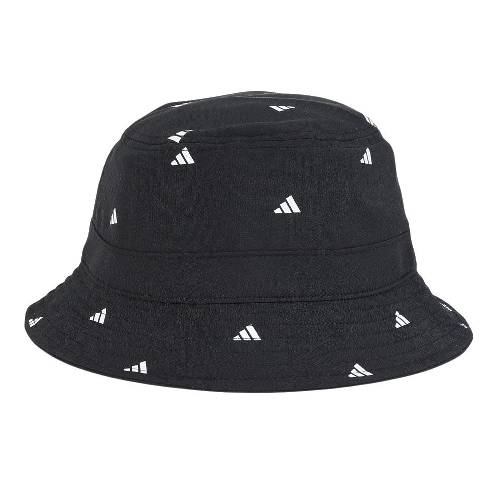 アディダス（adidas）（レディース）ゴルフ BOSプリント バケットハット KOV56-IQ2891BK