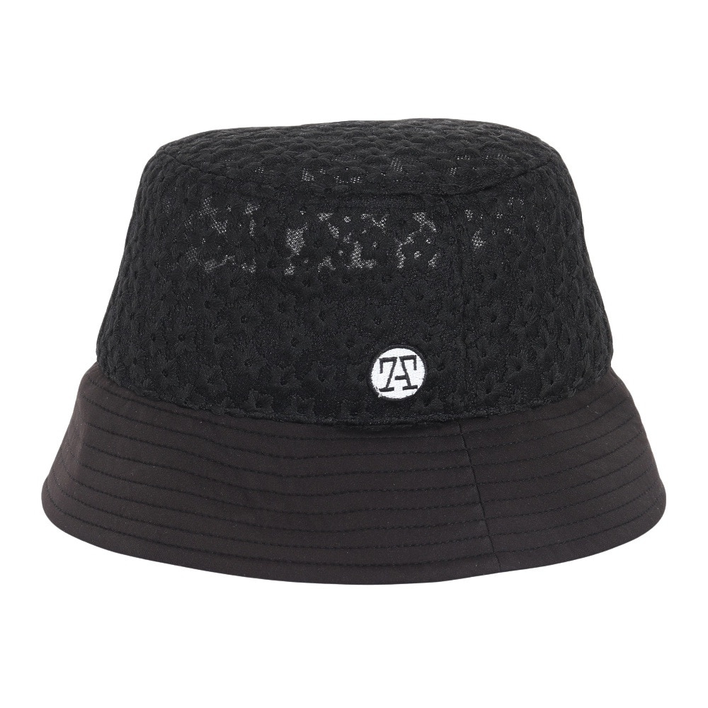 トミーアーマー（Tommy Armour）（レディース）ゴルフ 吸汗速乾 レースバケットハット TAST24S080010 BLK