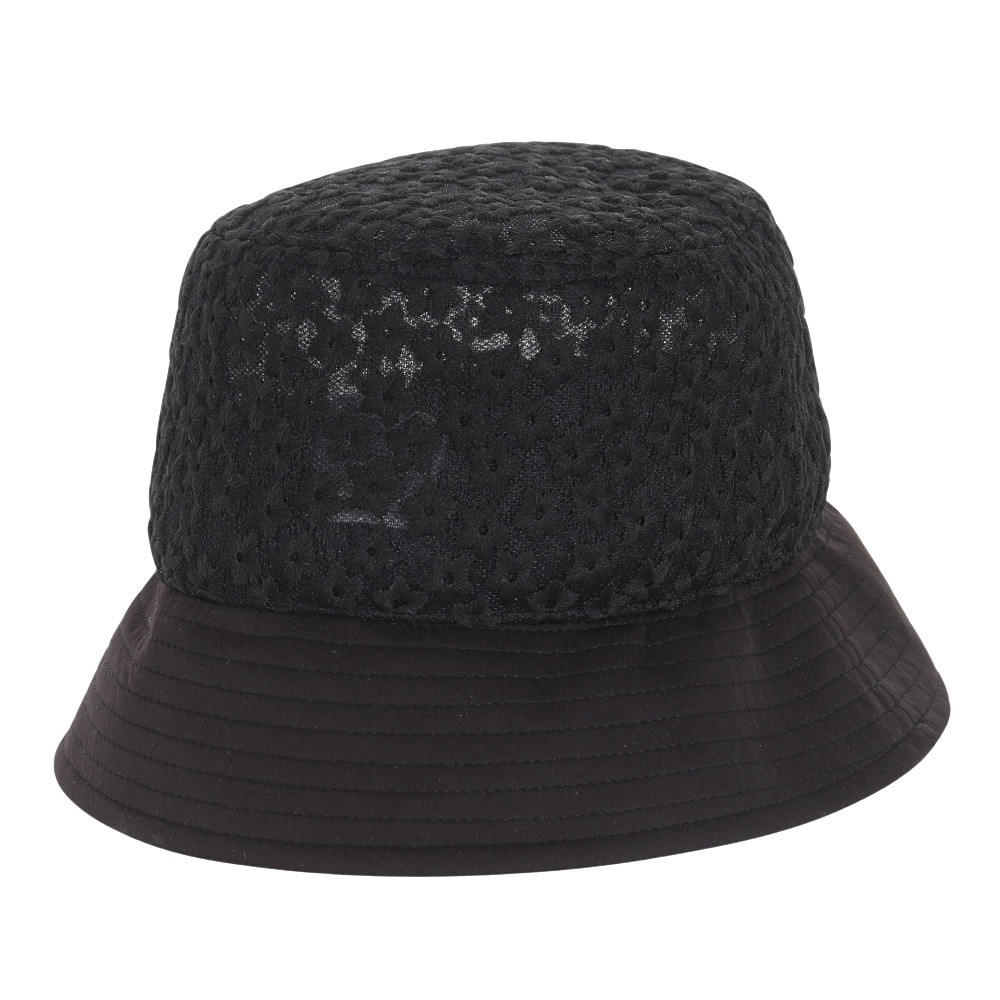 トミーアーマー（Tommy Armour）（レディース）ゴルフ 吸汗速乾 レースバケットハット TAST24S080010 BLK