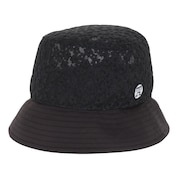 (レディース)ゴルフ 吸汗速乾 レースバケットハット TAST24S080010 BLK