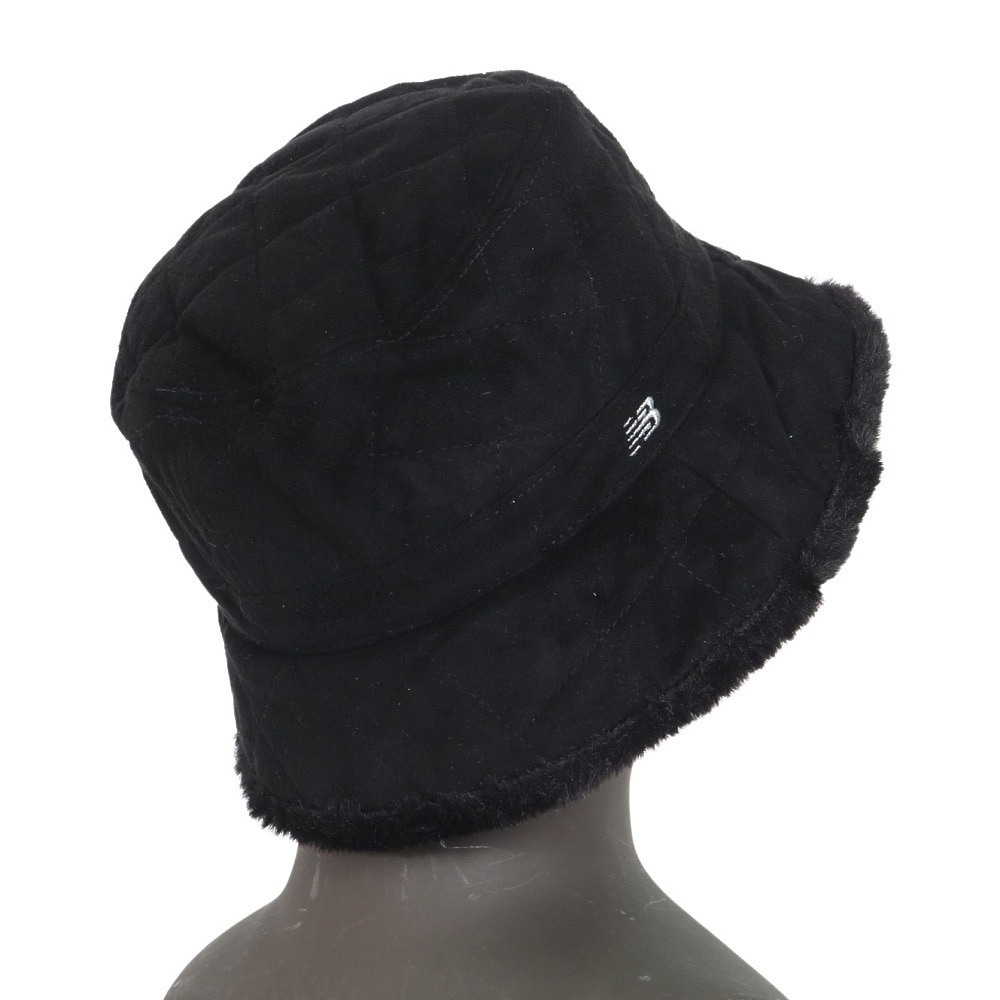 ニューバランス（new balance）（レディース）ゴルフ 吸汗速乾 キルト×フェイクファー バケットハット 012-4287511-010