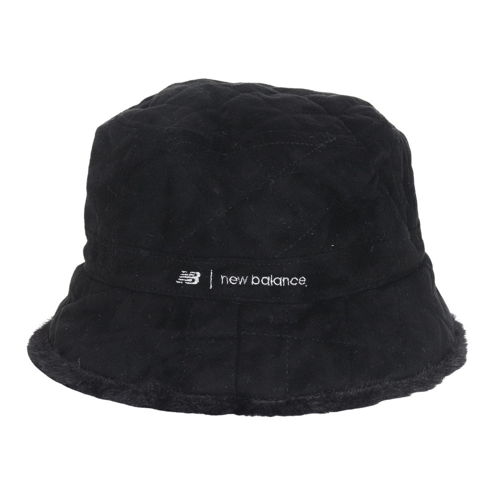 ニューバランス（new balance）（レディース）ゴルフ 吸汗速乾 キルト×フェイクファー バケットハット 012-4287511-010
