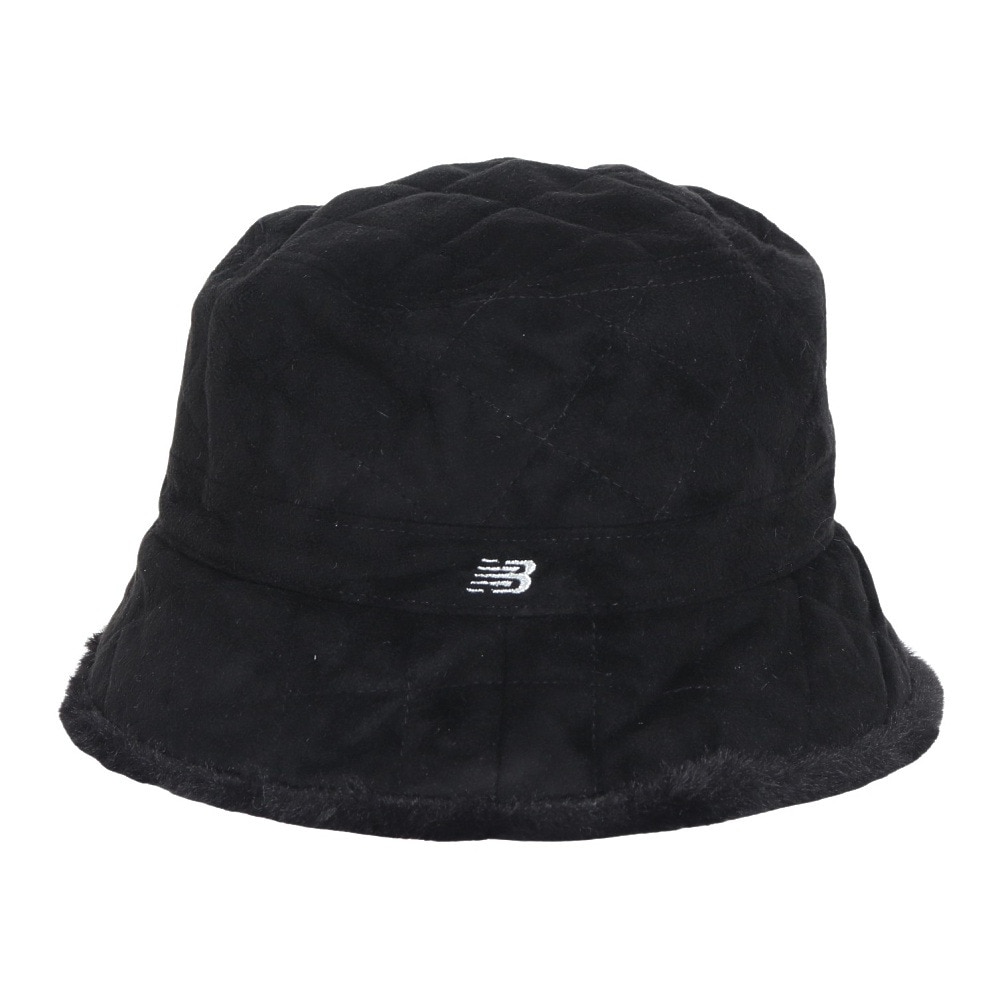 ニューバランス（new balance）（レディース）ゴルフ 吸汗速乾 キルト×フェイクファー バケットハット 012-4287511-010