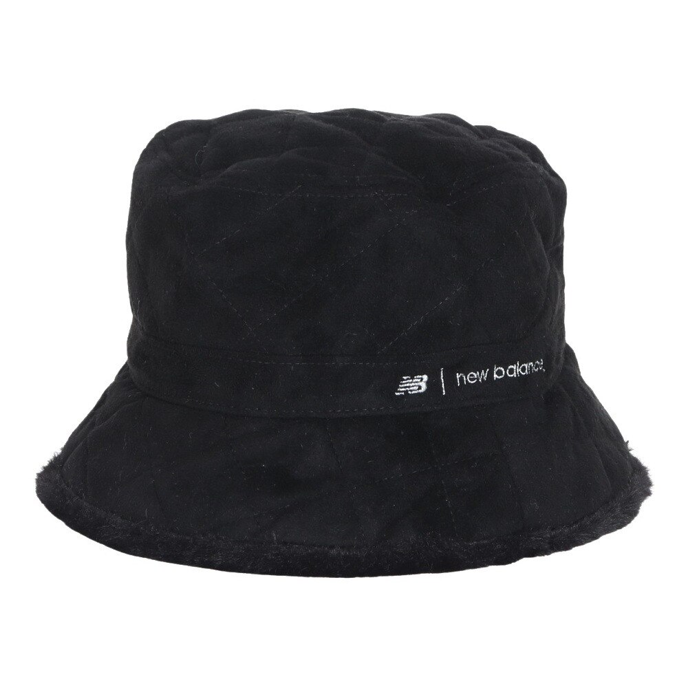 ニューバランス（new balance）（レディース）ゴルフ 吸汗速乾 キルト×フェイクファー バケットハット 012-4287511-010