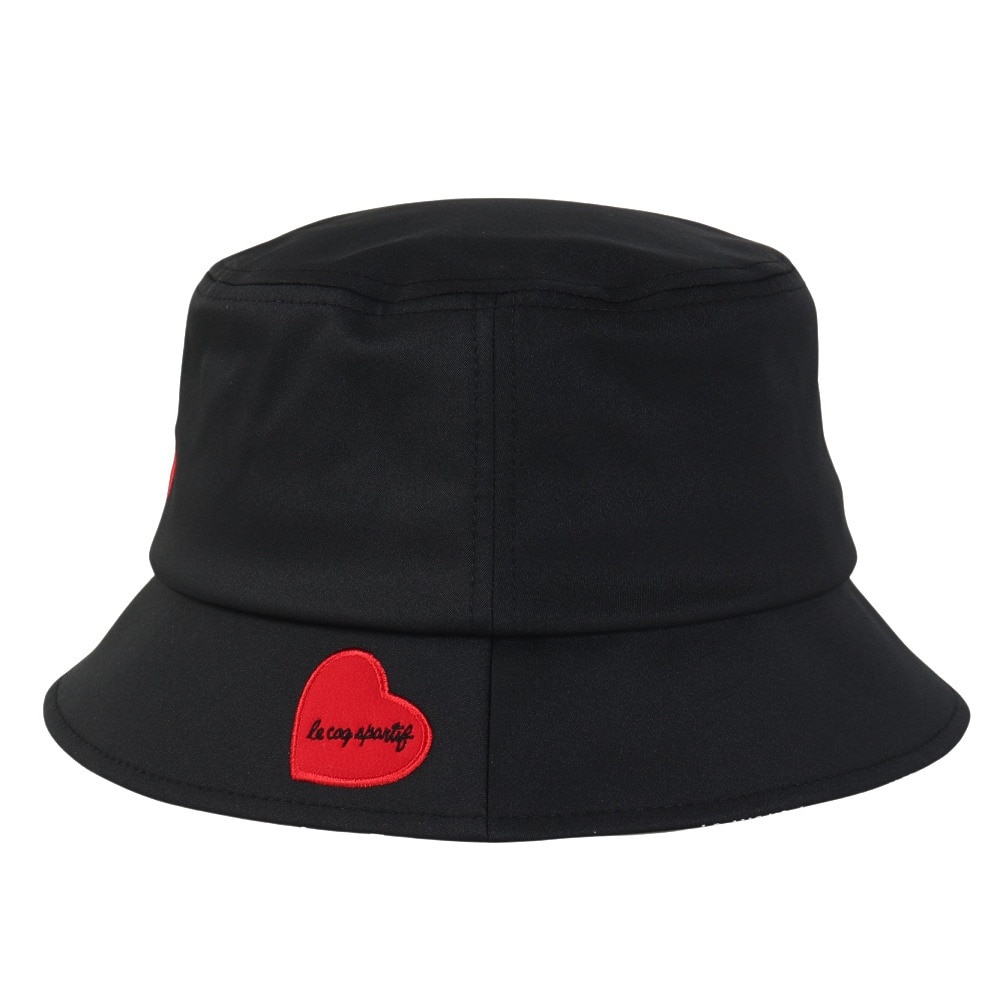 ルコックスポルティフ（lecoqsportif）（レディース）ゴルフ 吸汗速乾 抗菌防臭 シーズンモチーフ柄 ハット LG4FCP73L BK00