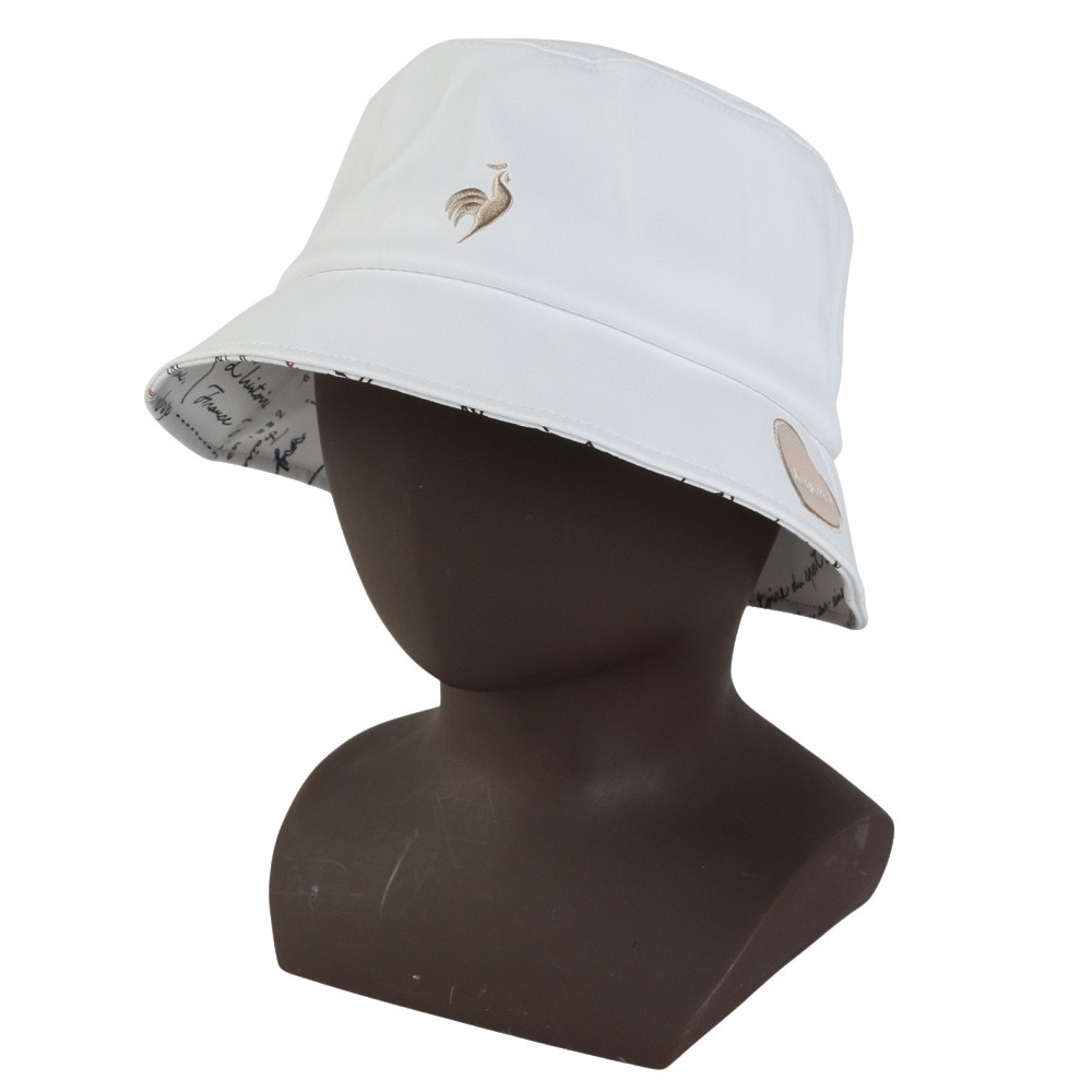 ルコックスポルティフ（lecoqsportif）（レディース）ゴルフ 吸汗速乾 抗菌防臭 シーズンモチーフ柄 ハット LG4FCP73L WH00