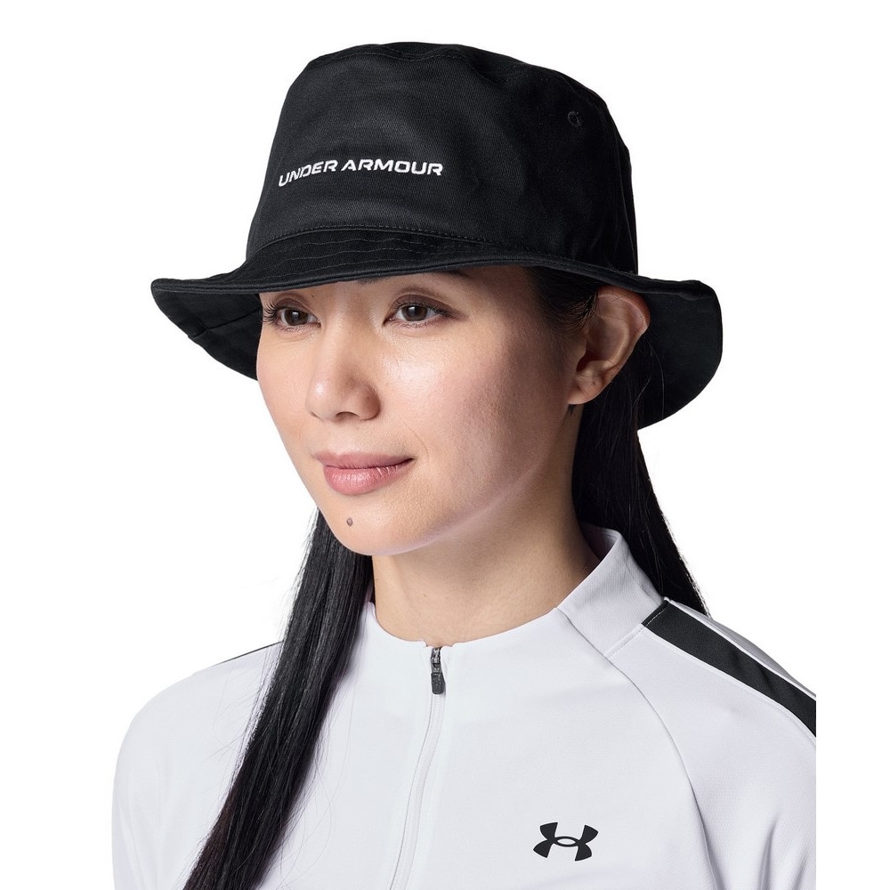 アンダーアーマー（UNDER ARMOUR）（レディース）ゴルフ ドライブ バケットハット 6001613 001