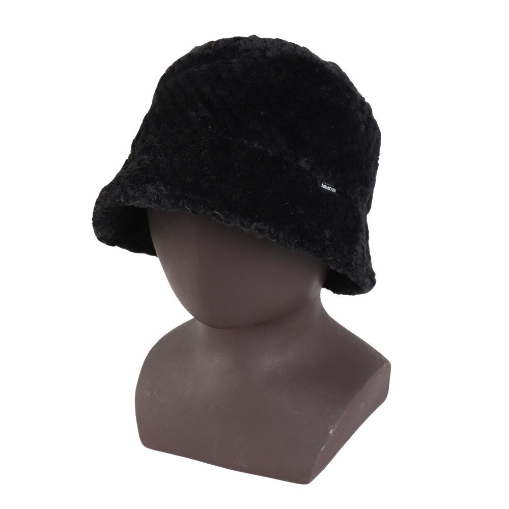 トミーアーマー（Tommy Armour）（レディース）ゴルフ 保温 スクエアニットボアバケットハット TAST24F080005 BLK