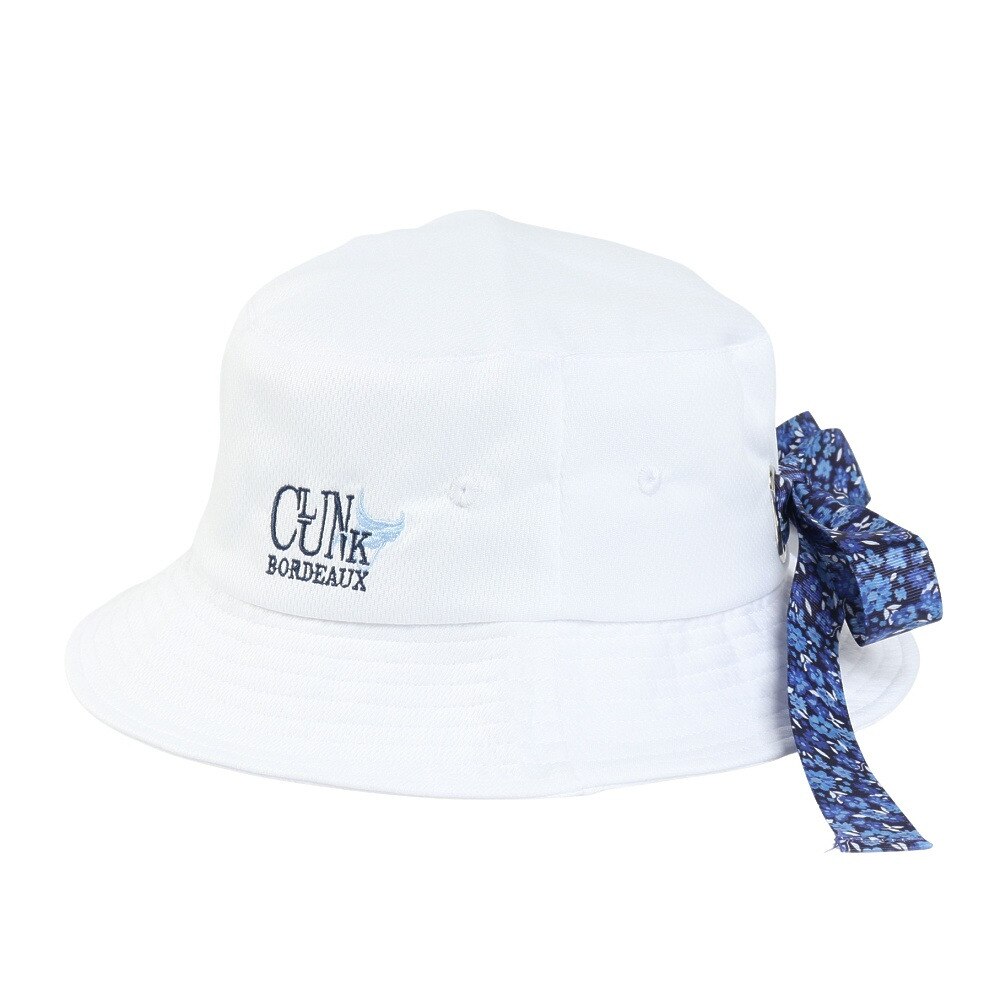 クランク（CLUNK）（レディース）ゴルフ 接触冷感リボンハット CL5TWB04 WHT