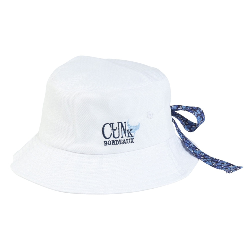 クランク（CLUNK）（レディース）ゴルフ 接触冷感リボンハット CL5TWB04 WHT